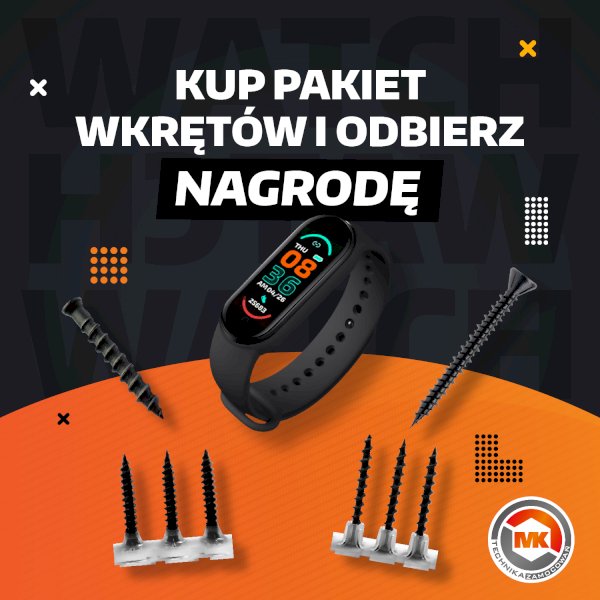 Kup pakiet wkrętów i odbierz nagrodę